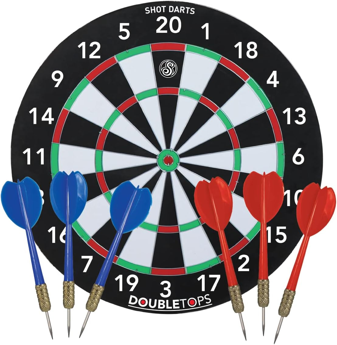 Darts Double Tops Dartboard Set