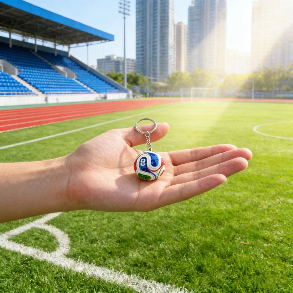 Stylish 2026 World Cup Football Pendant Keychain - the Mighty Cup! This Unique, Collectible Souvenir Is Exquisitely Designed with High - Quality, Durable Material. Eye - Catching and Attractive, It'S a Versatile Gift for Both Men and Women.
