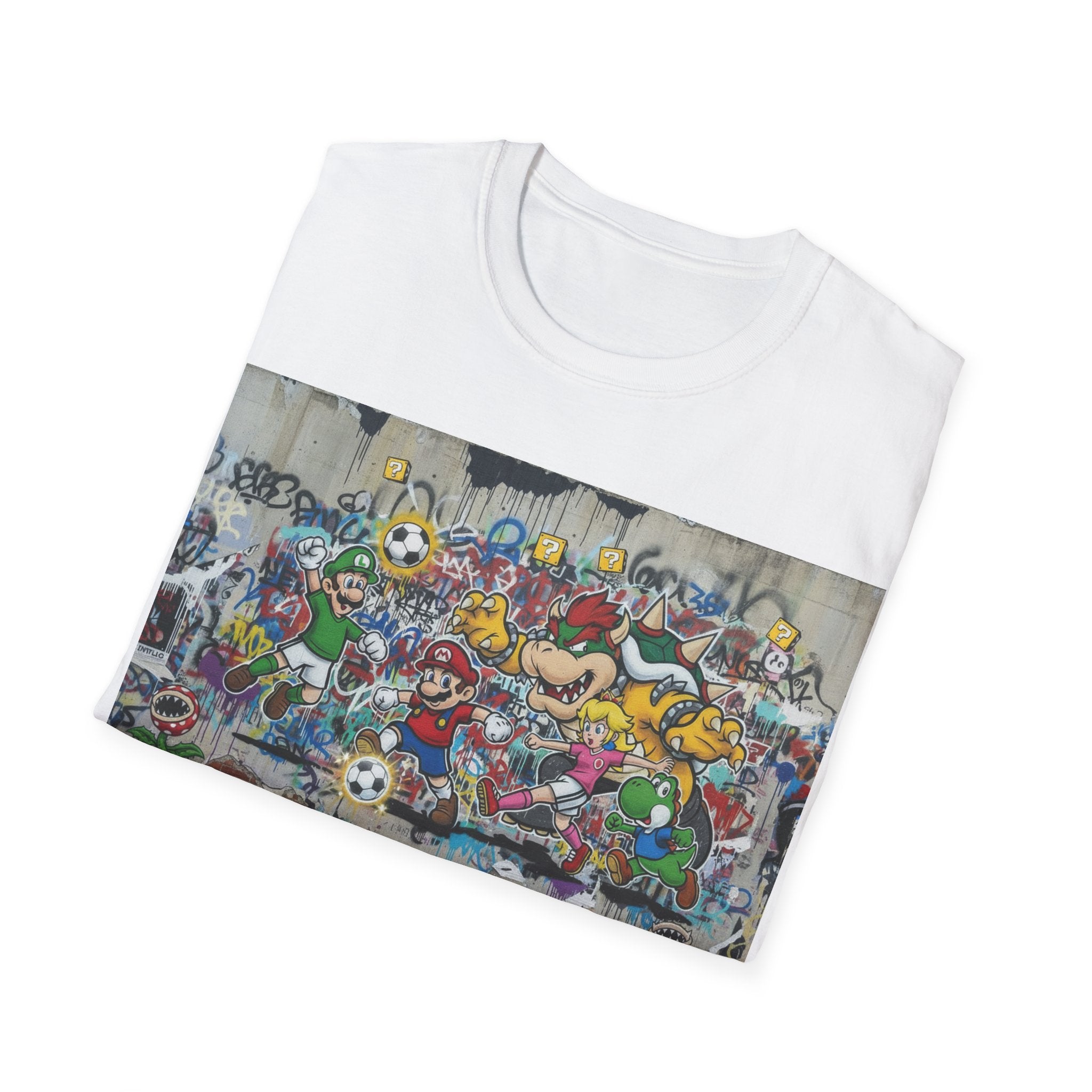 Soccer Mushroom Kingdom Collage T-Shirt