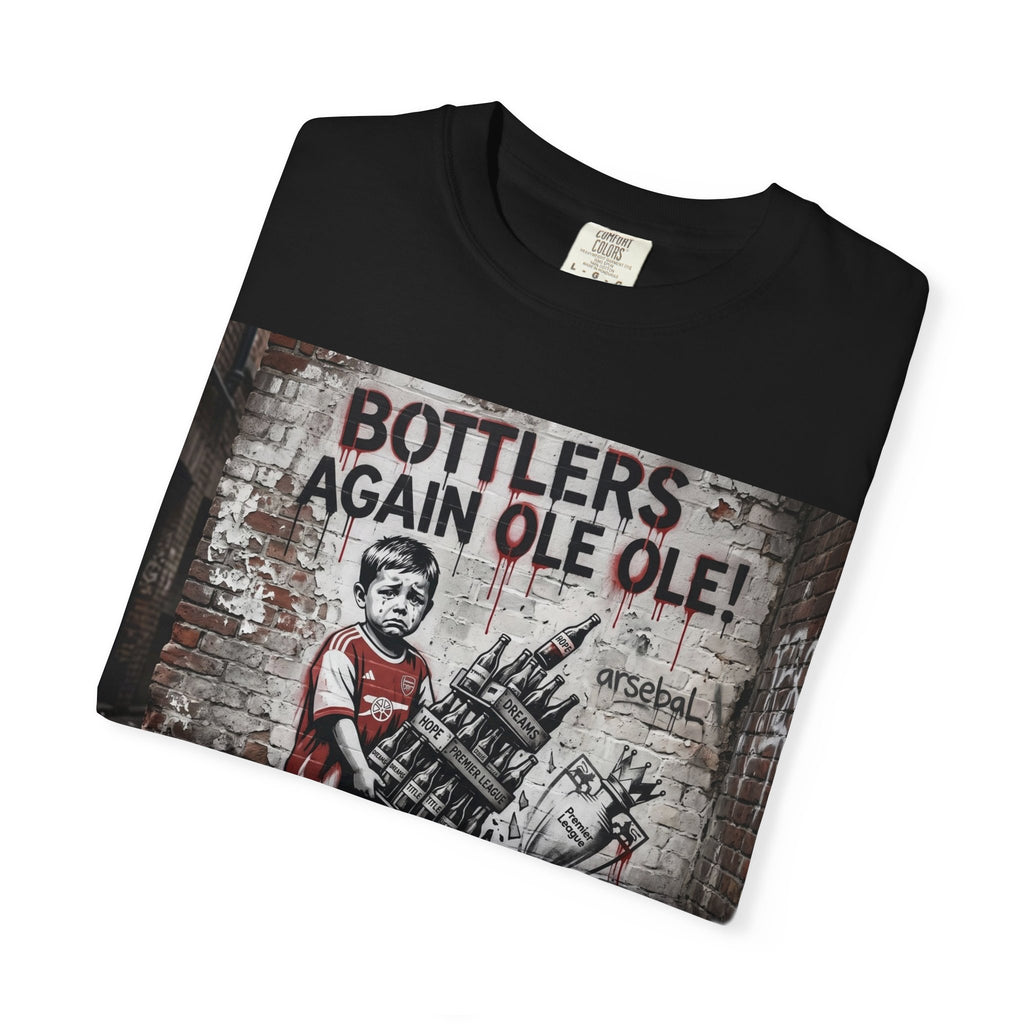 T-Shirt — 'Bottlers Again Ole Ole!' Vintage Street Art Graphic Tee