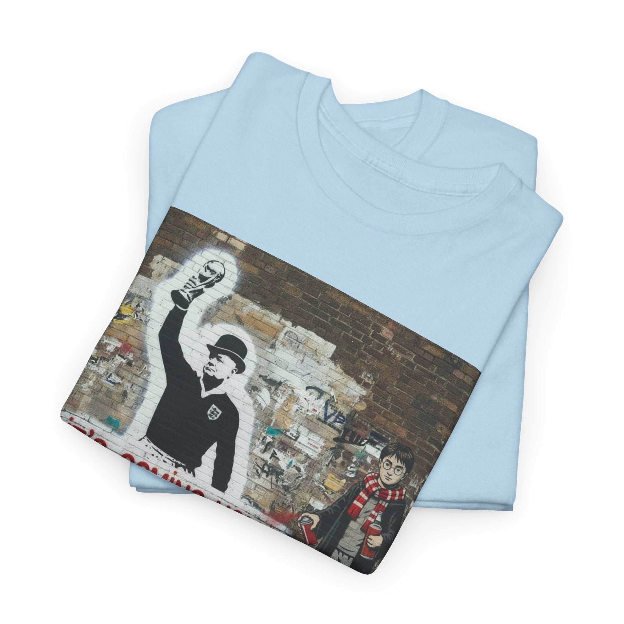 'It's Coming Home' Street Art Football Fan Tee
