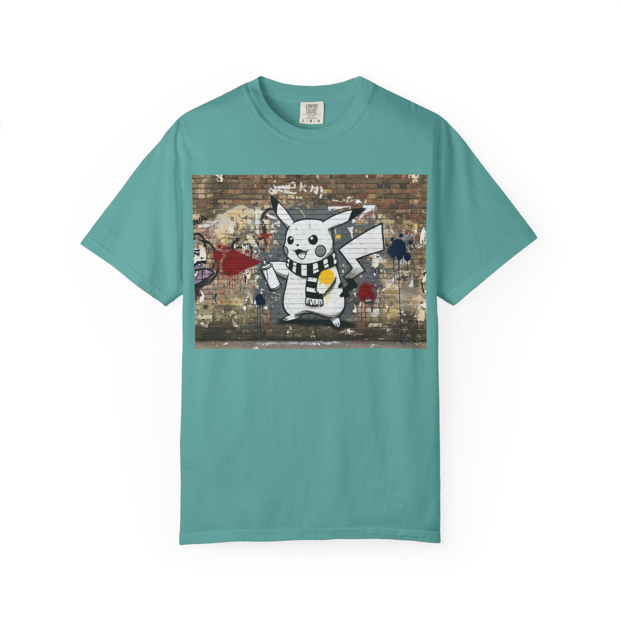 Graffiti Pika T‑Shirt — Urban Street Art Tee