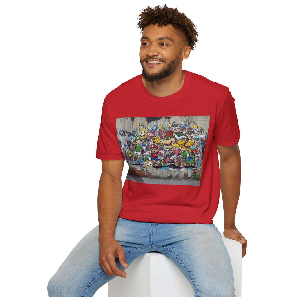 Soccer Mushroom Kingdom Collage T-Shirt