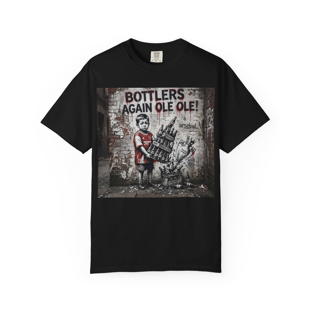 T-Shirt — 'Bottlers Again Ole Ole!' Vintage Street Art Graphic Tee