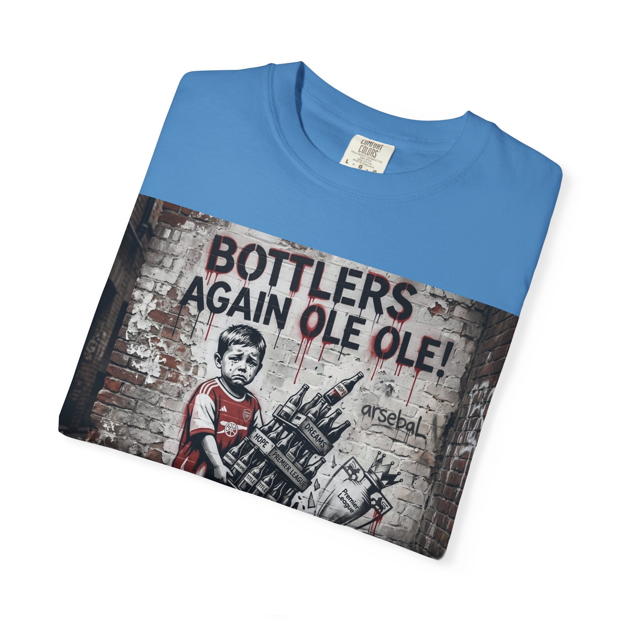 T-Shirt — 'Bottlers Again Ole Ole!' Vintage Street Art Graphic Tee