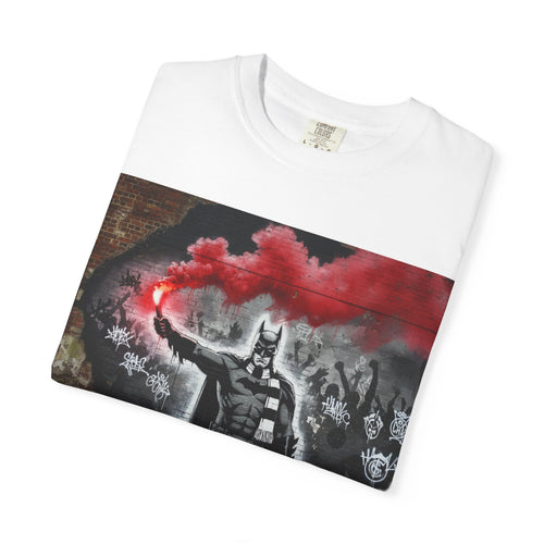 Batman Graffiti T-Shirt – Red Smoke Street Art Tee