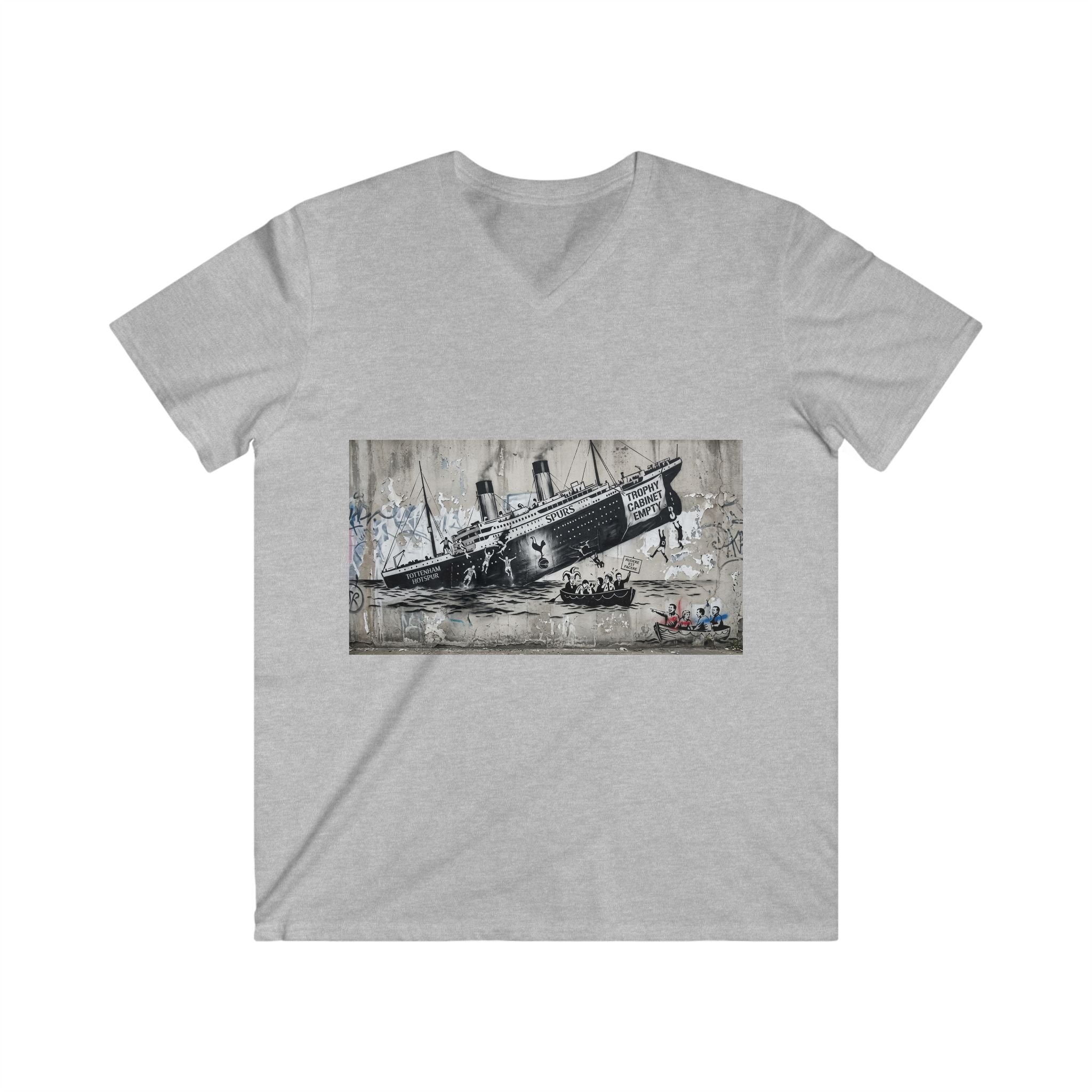 Shipwreck Spurs Graphic V-Neck Tee