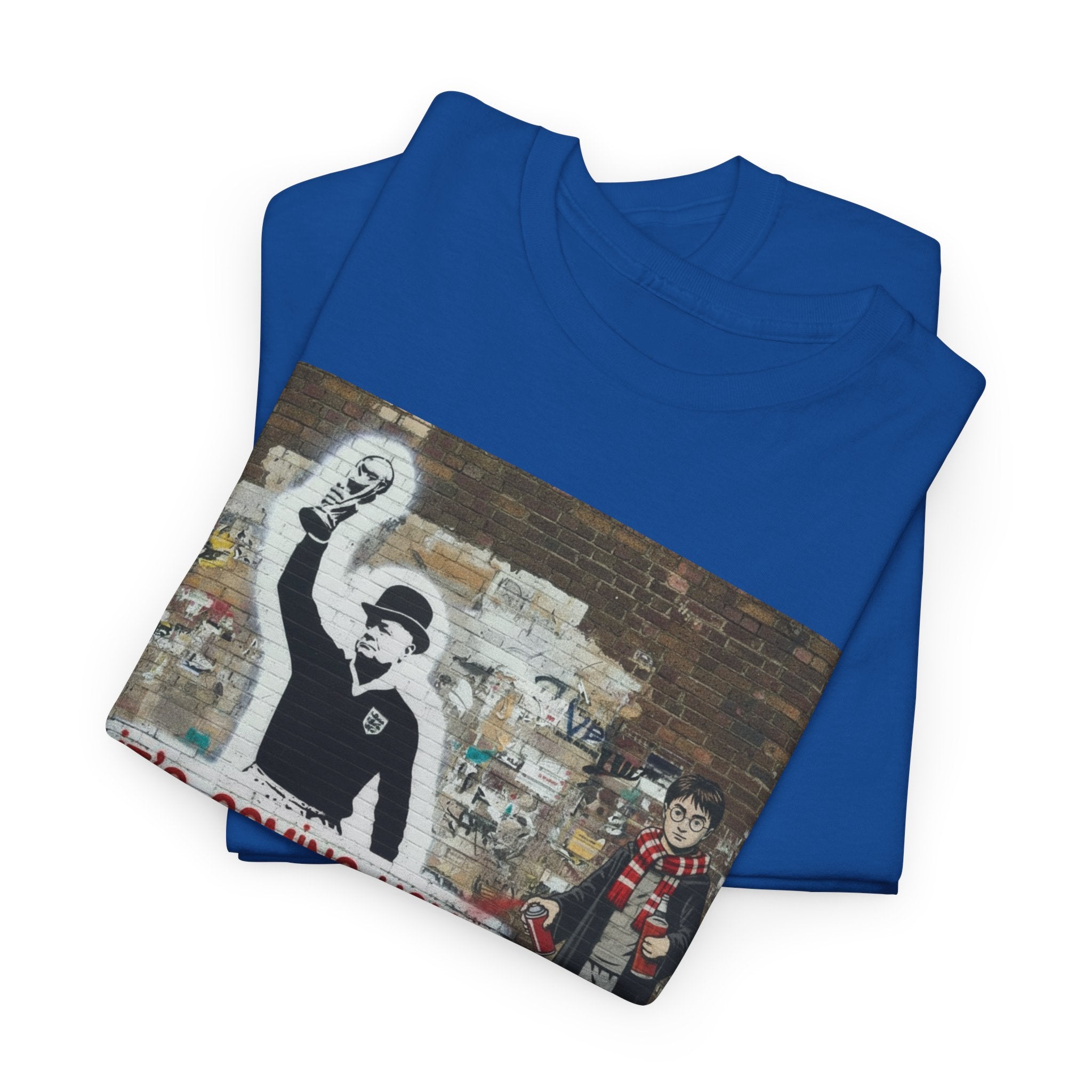 'It's Coming Home' Street Art Football Fan Tee