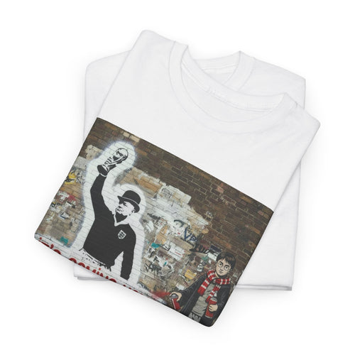 'It's Coming Home' Street Art Football Fan Tee