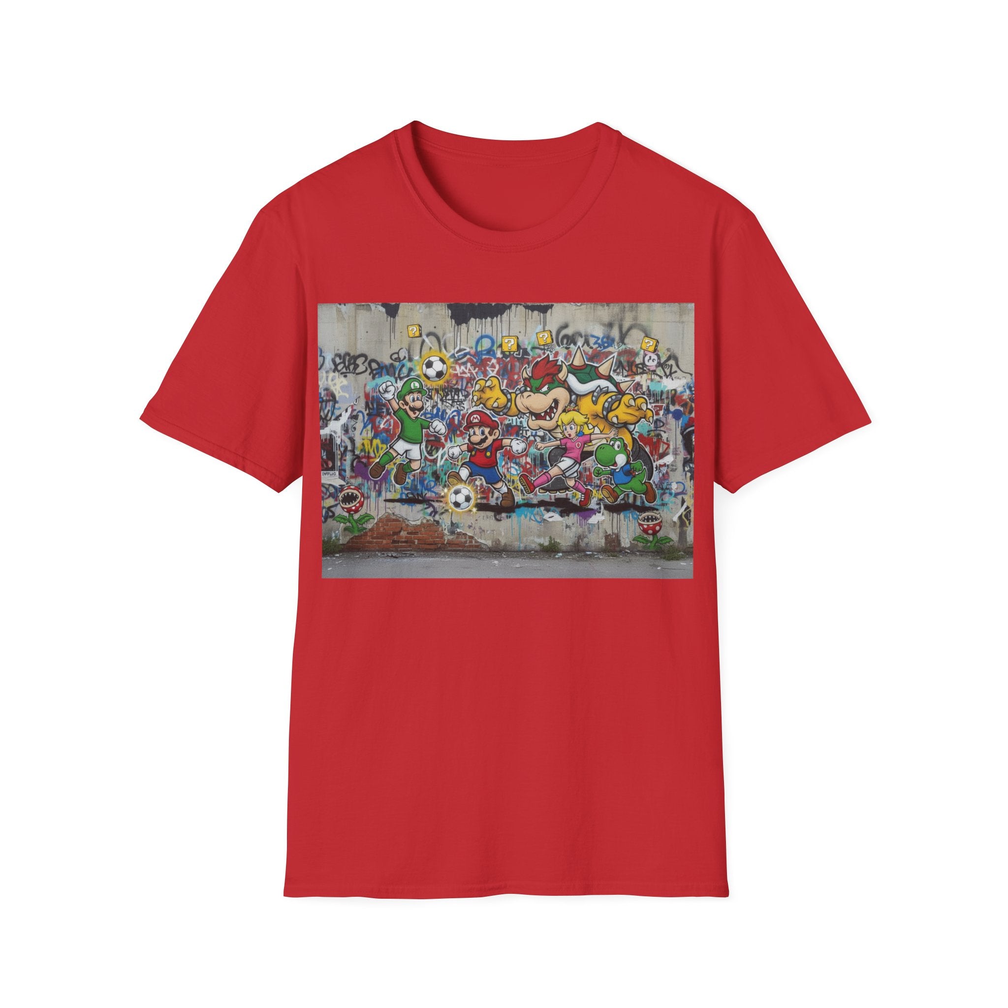 Soccer Mushroom Kingdom Collage T-Shirt