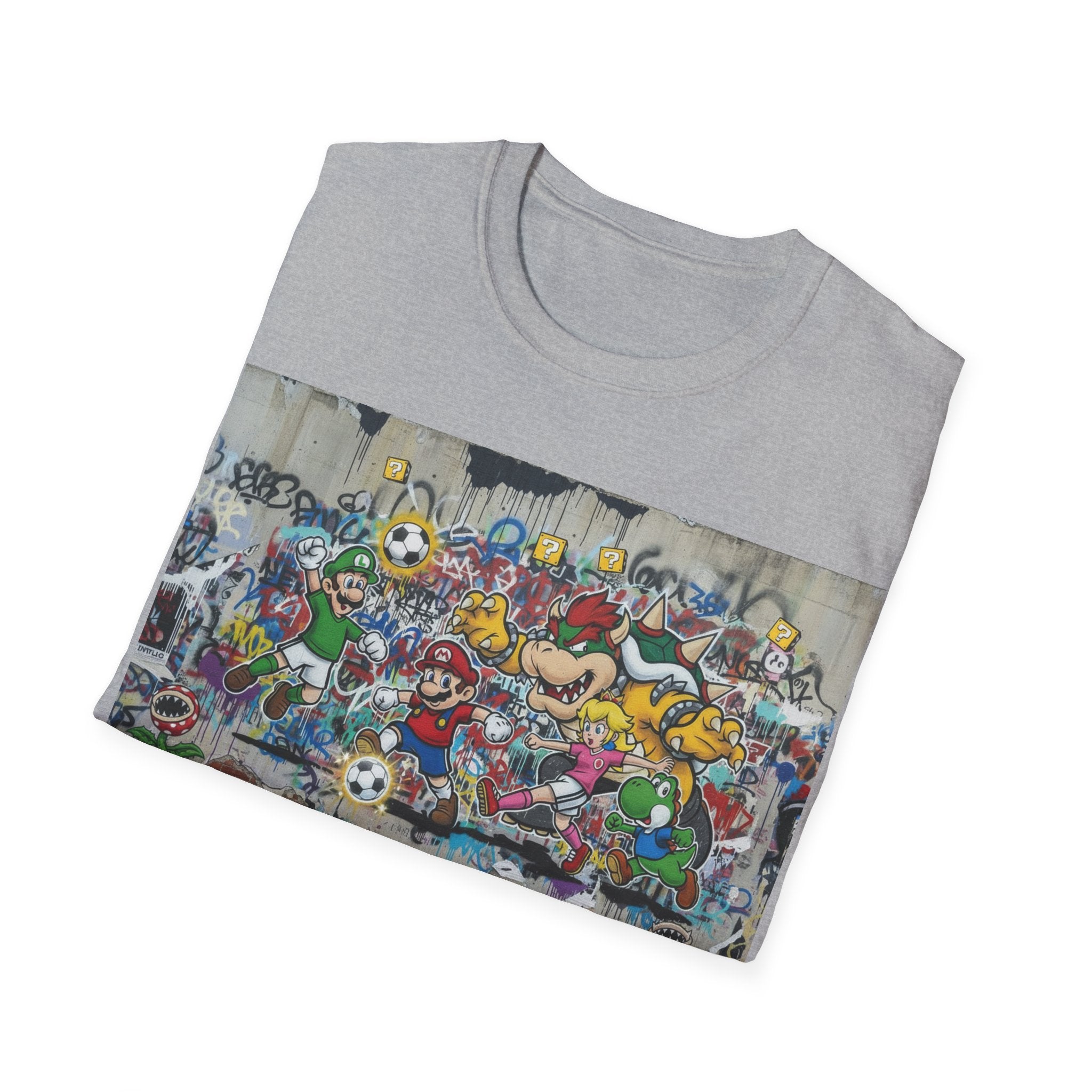Soccer Mushroom Kingdom Collage T-Shirt