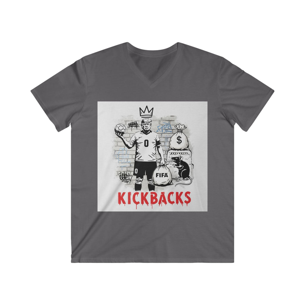 Kickbacks Band Graphic Tee —V-Neck Shirt