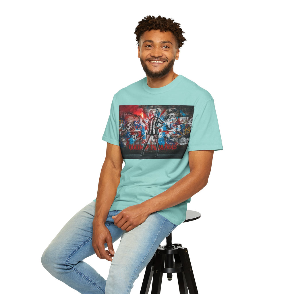 Soccer Ultras Graffiti T-Shirt — 'Queens of the Ultras' Fan Tee
