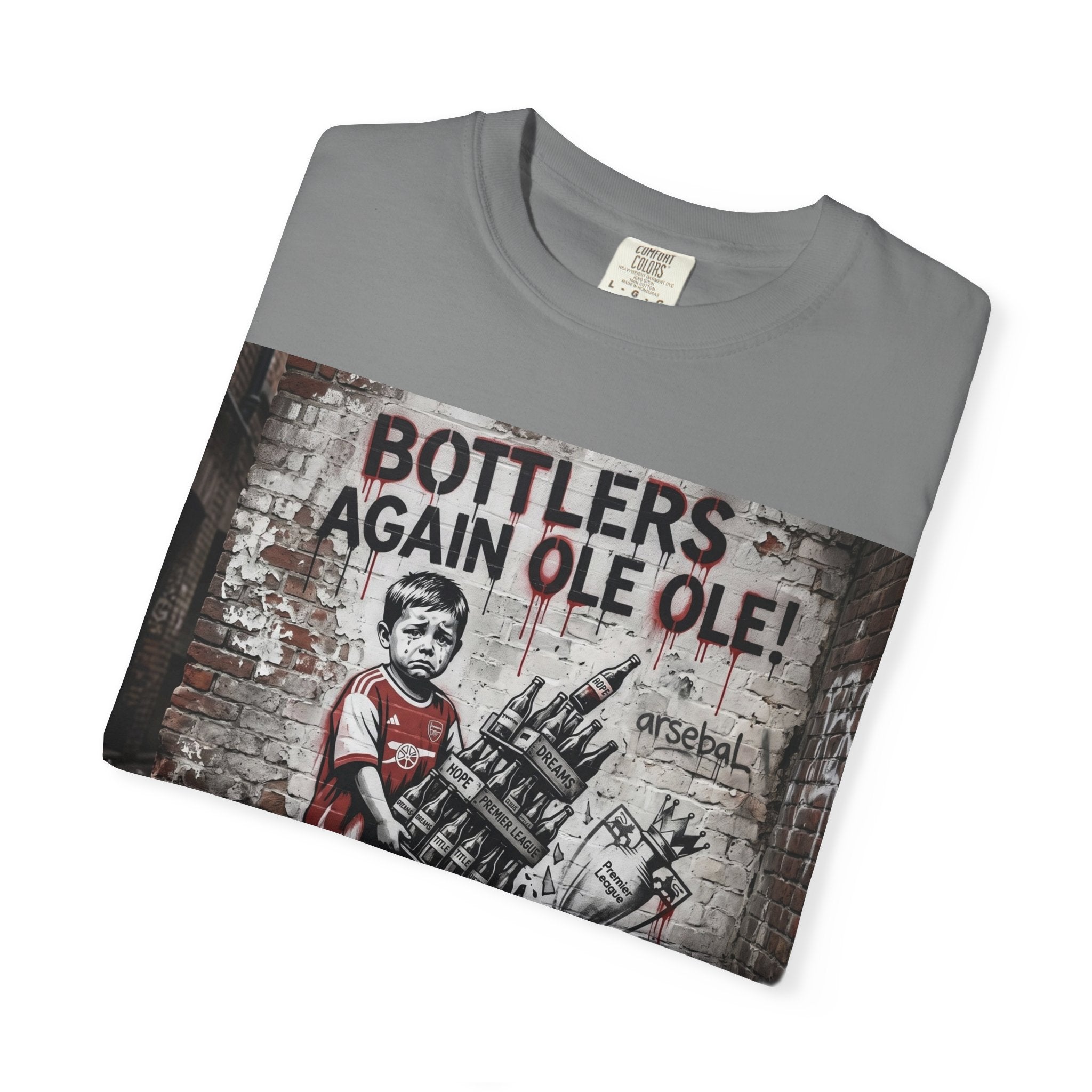T-Shirt — 'Bottlers Again Ole Ole!' Vintage Street Art Graphic Tee