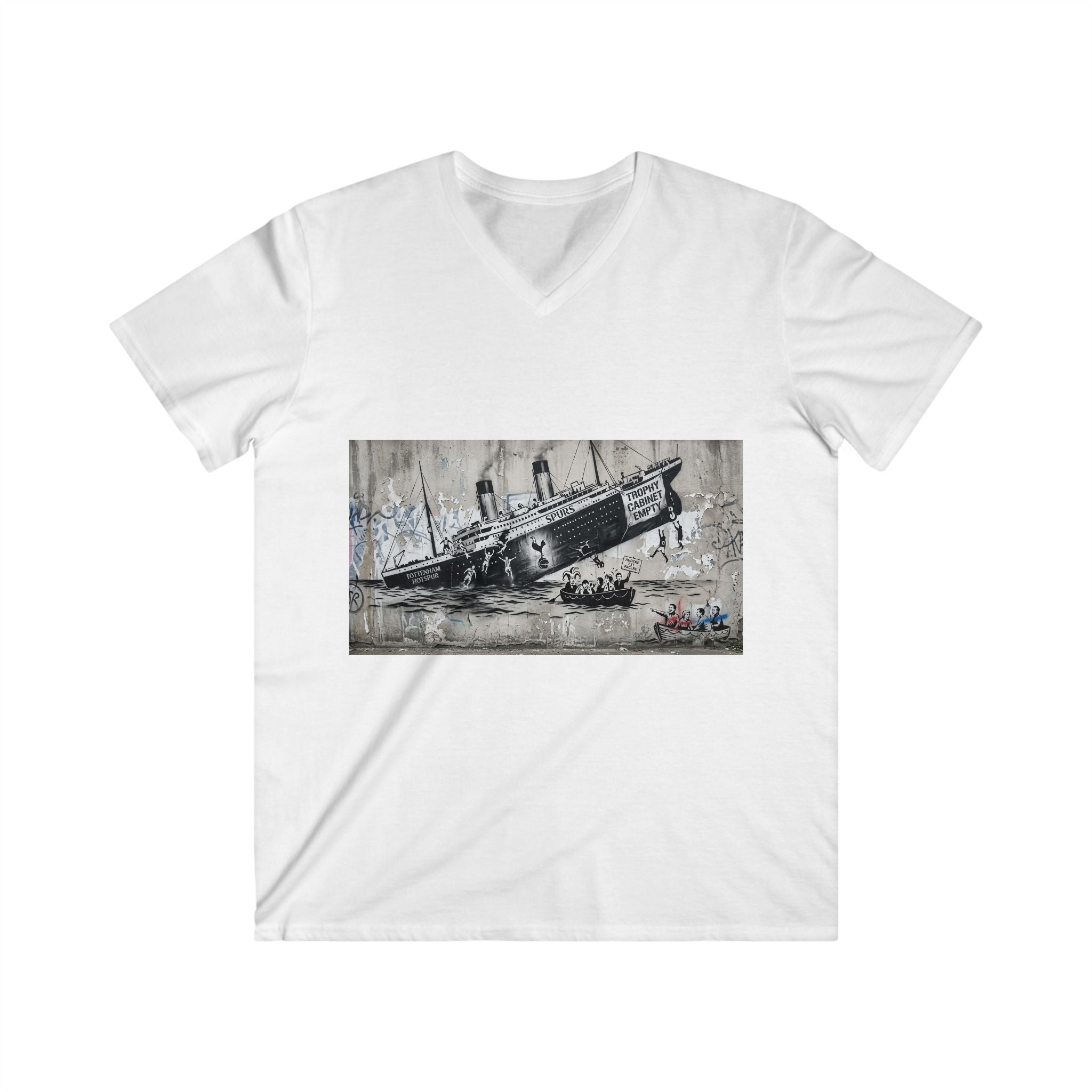 Shipwreck Spurs Graphic V-Neck Tee