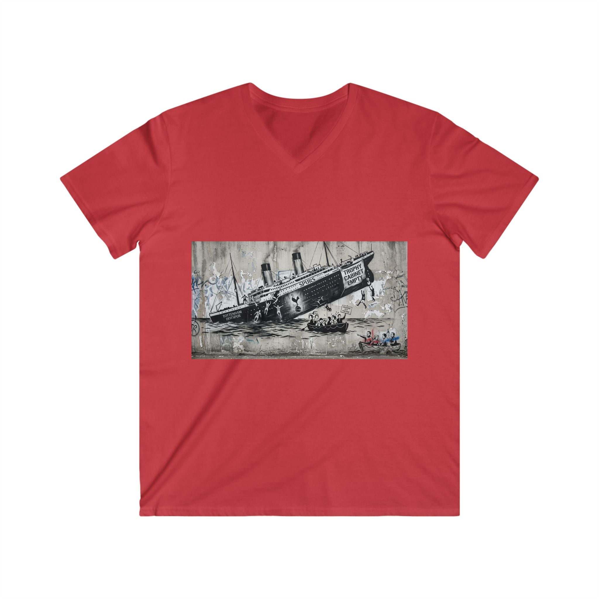 Shipwreck Spurs Graphic V-Neck Tee