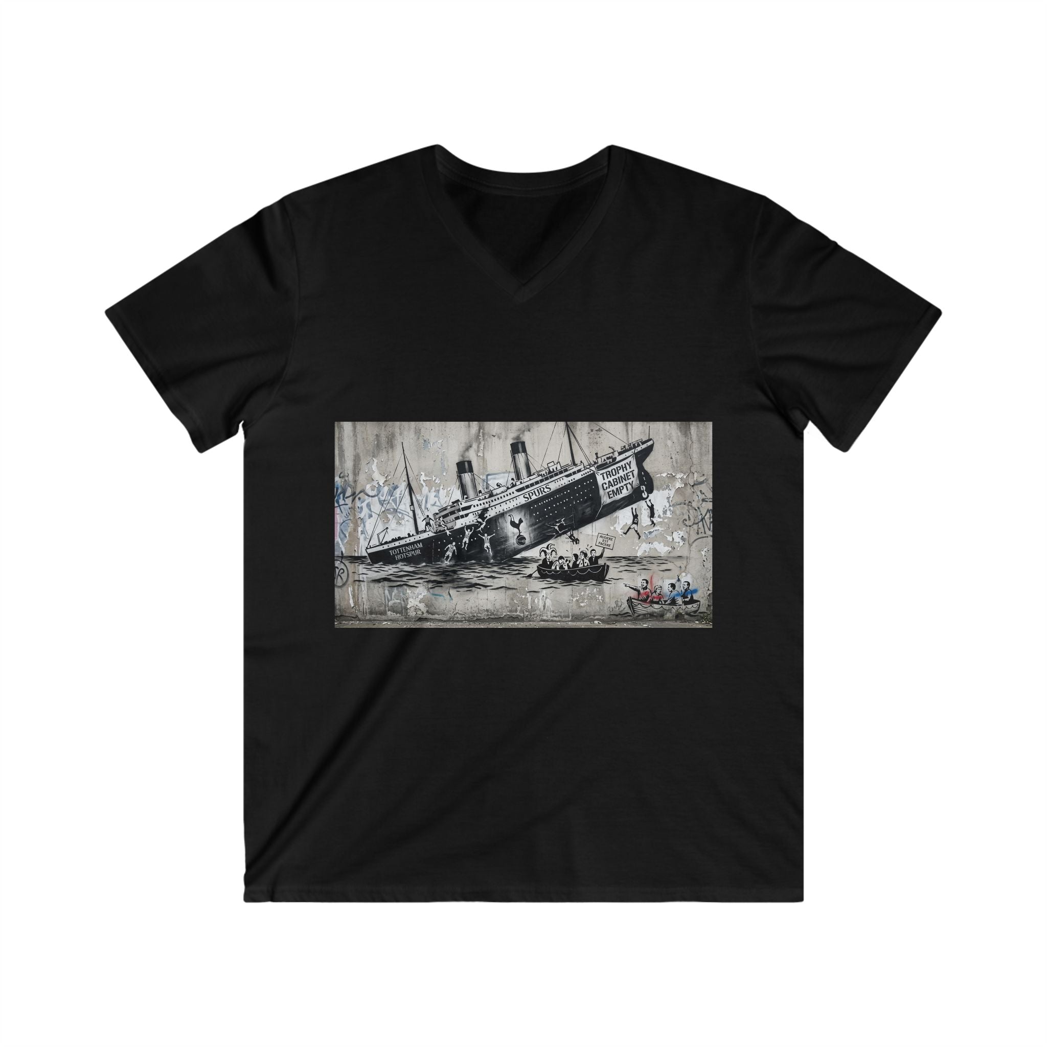Shipwreck Spurs Graphic V-Neck Tee