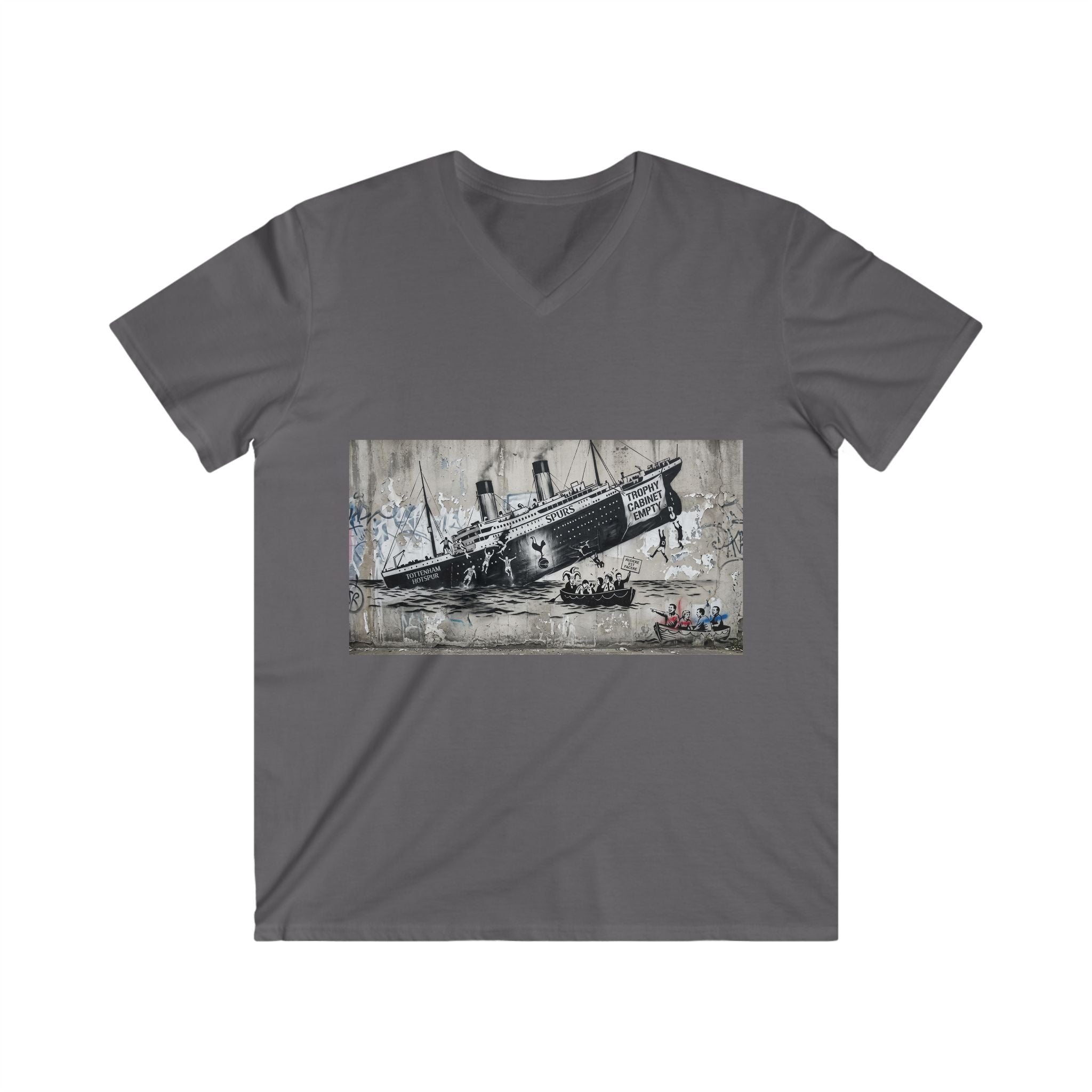 Shipwreck Spurs Graphic V-Neck Tee