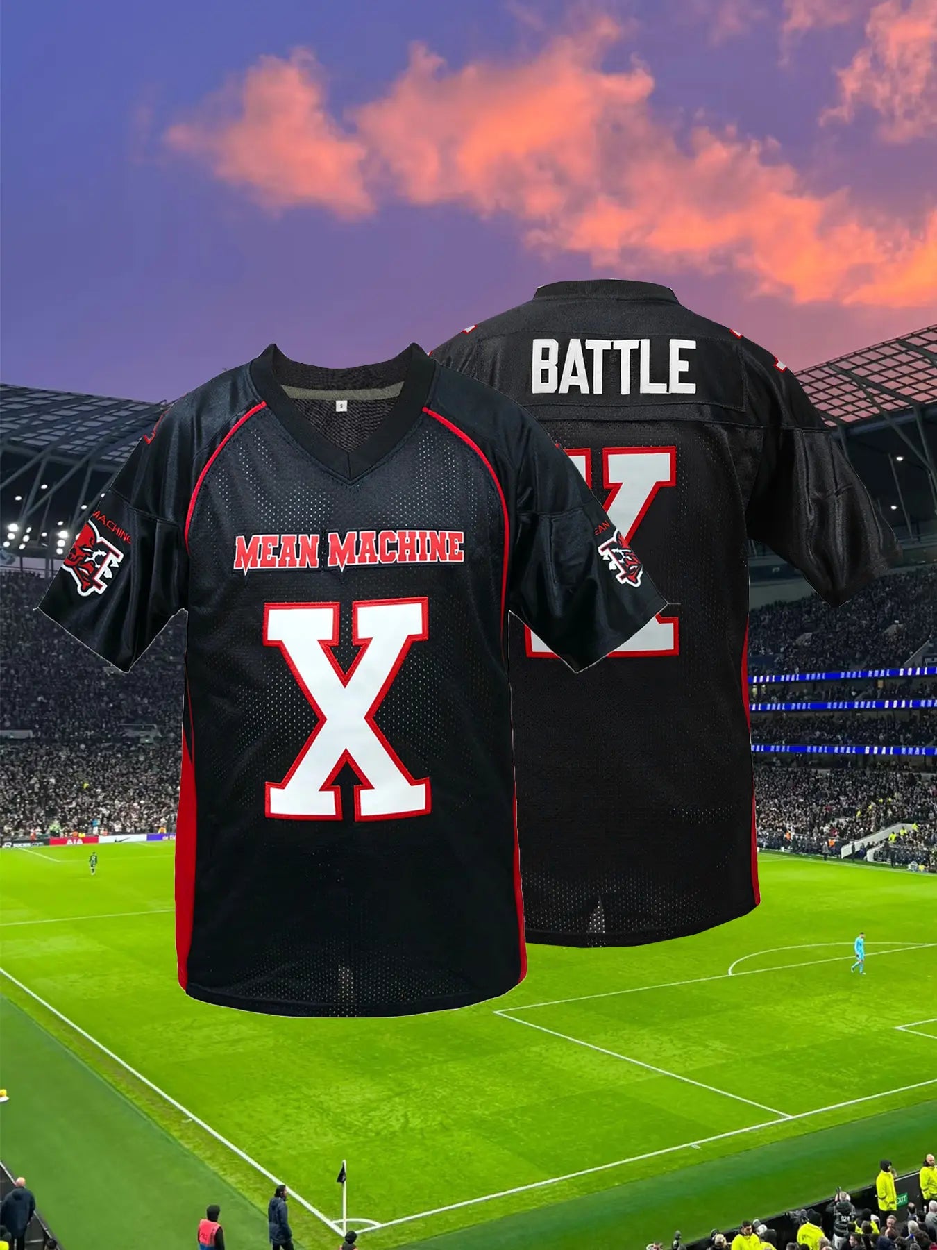 Men'S #18 Paul Crewe Mean Machine the Longest Yard Movie American Football Classic Throwback Jersey Stitched