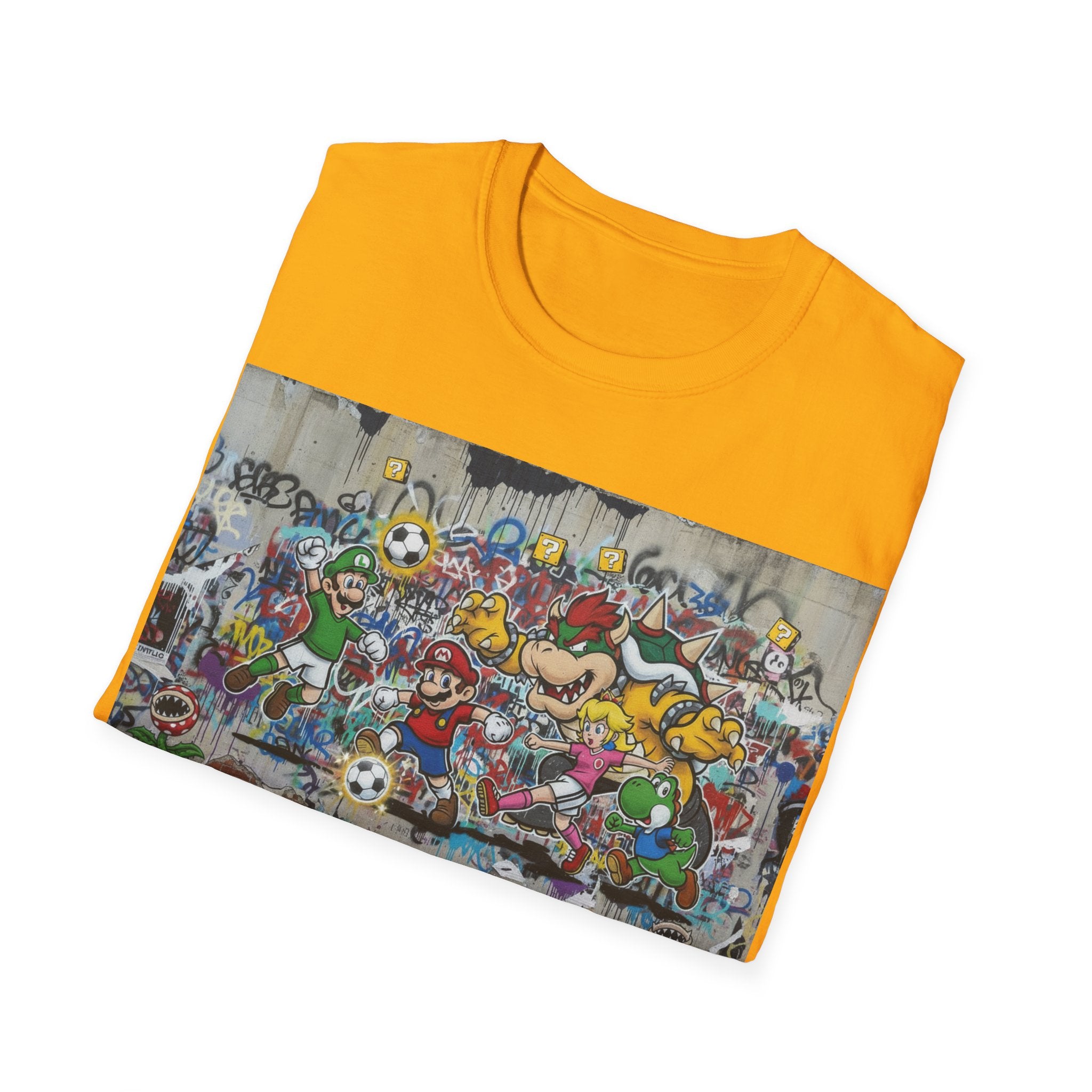 Soccer Mushroom Kingdom Collage T-Shirt
