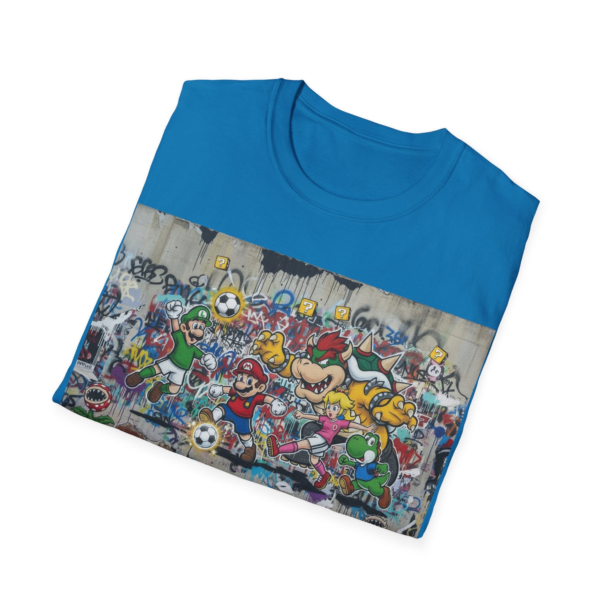 Soccer Mushroom Kingdom Collage T-Shirt
