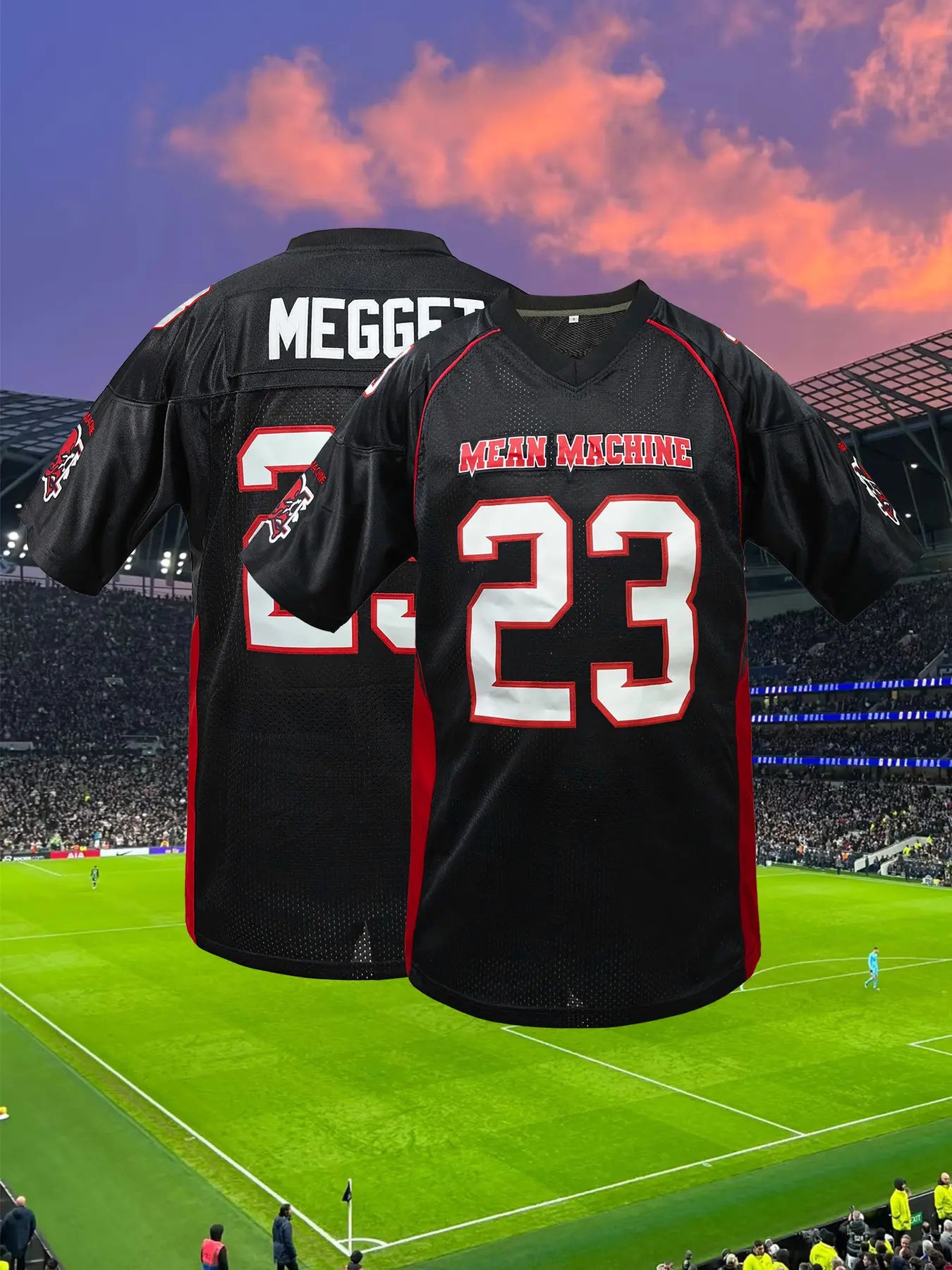 Men'S #18 Paul Crewe Mean Machine the Longest Yard Movie American Football Classic Throwback Jersey Stitched