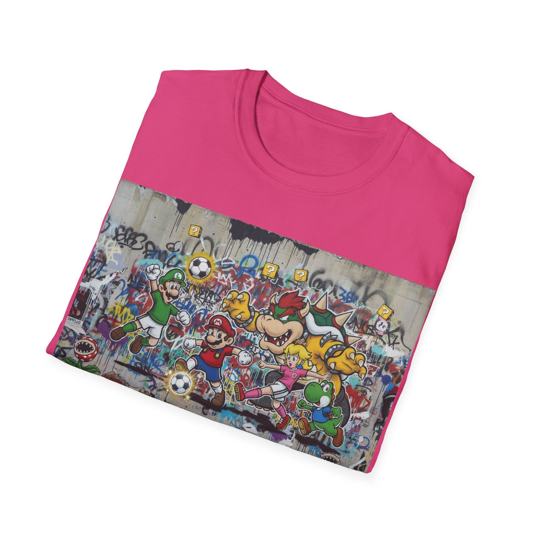 Soccer Mushroom Kingdom Collage T-Shirt