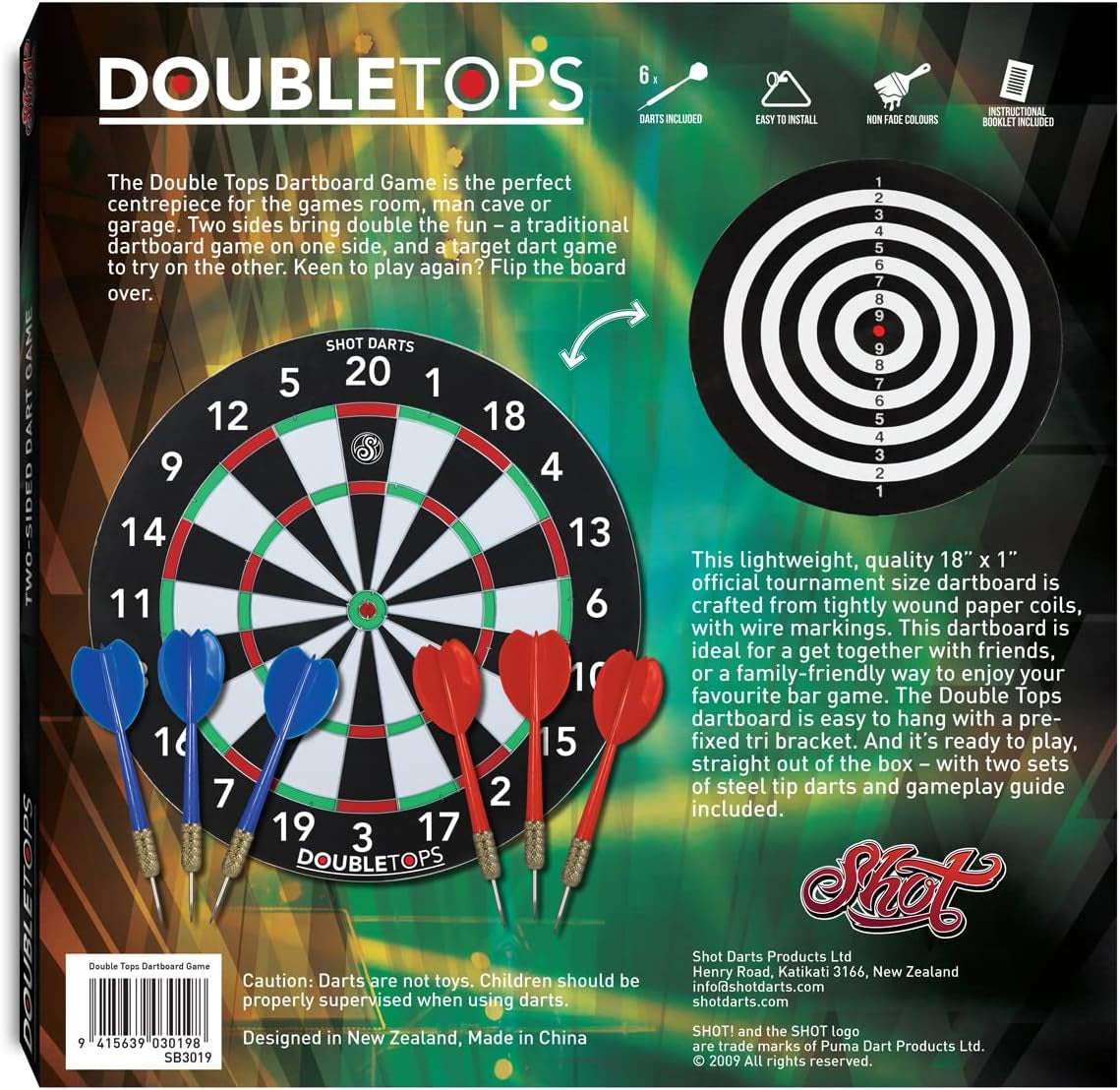 Darts Double Tops Dartboard Set