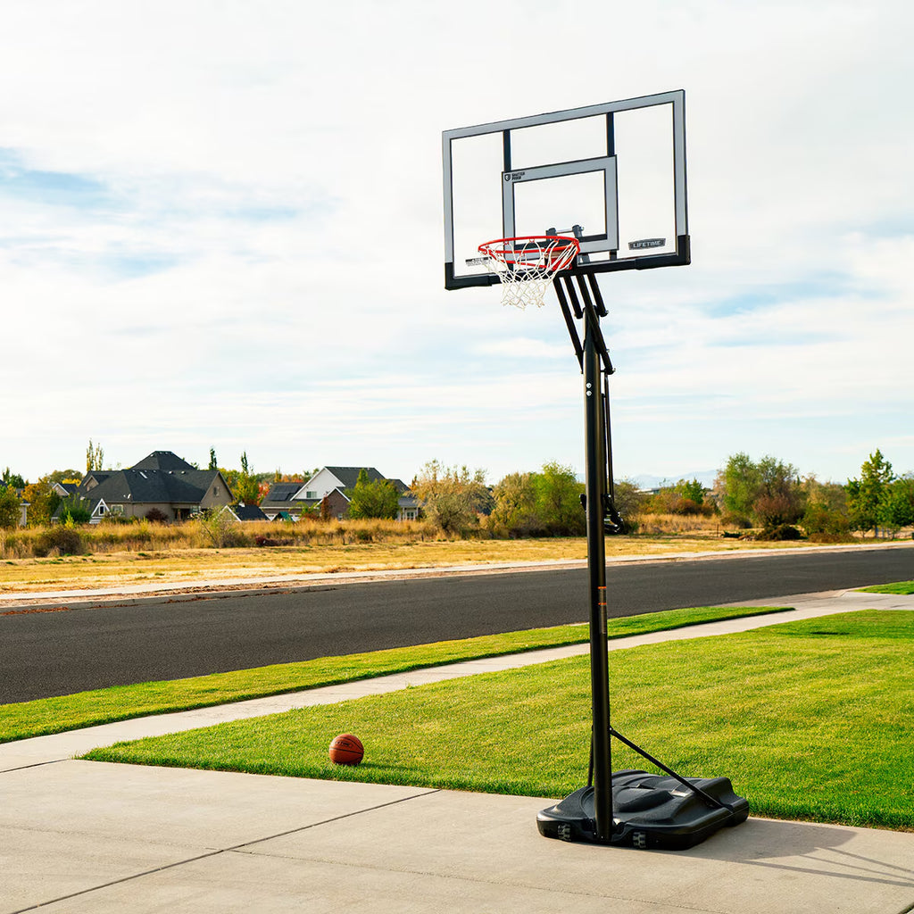 Lifetime 52 Inch (132Cm) Power Lift XI Portable Basketball Hoop System