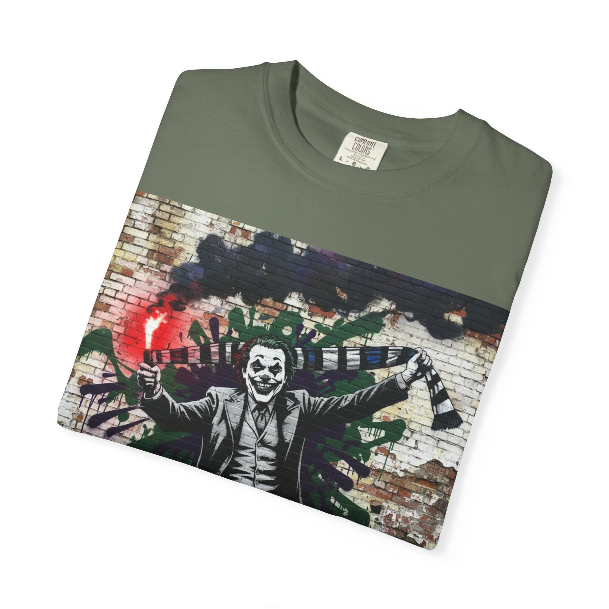 Urban Graffiti Joker Graphic T-Shirt