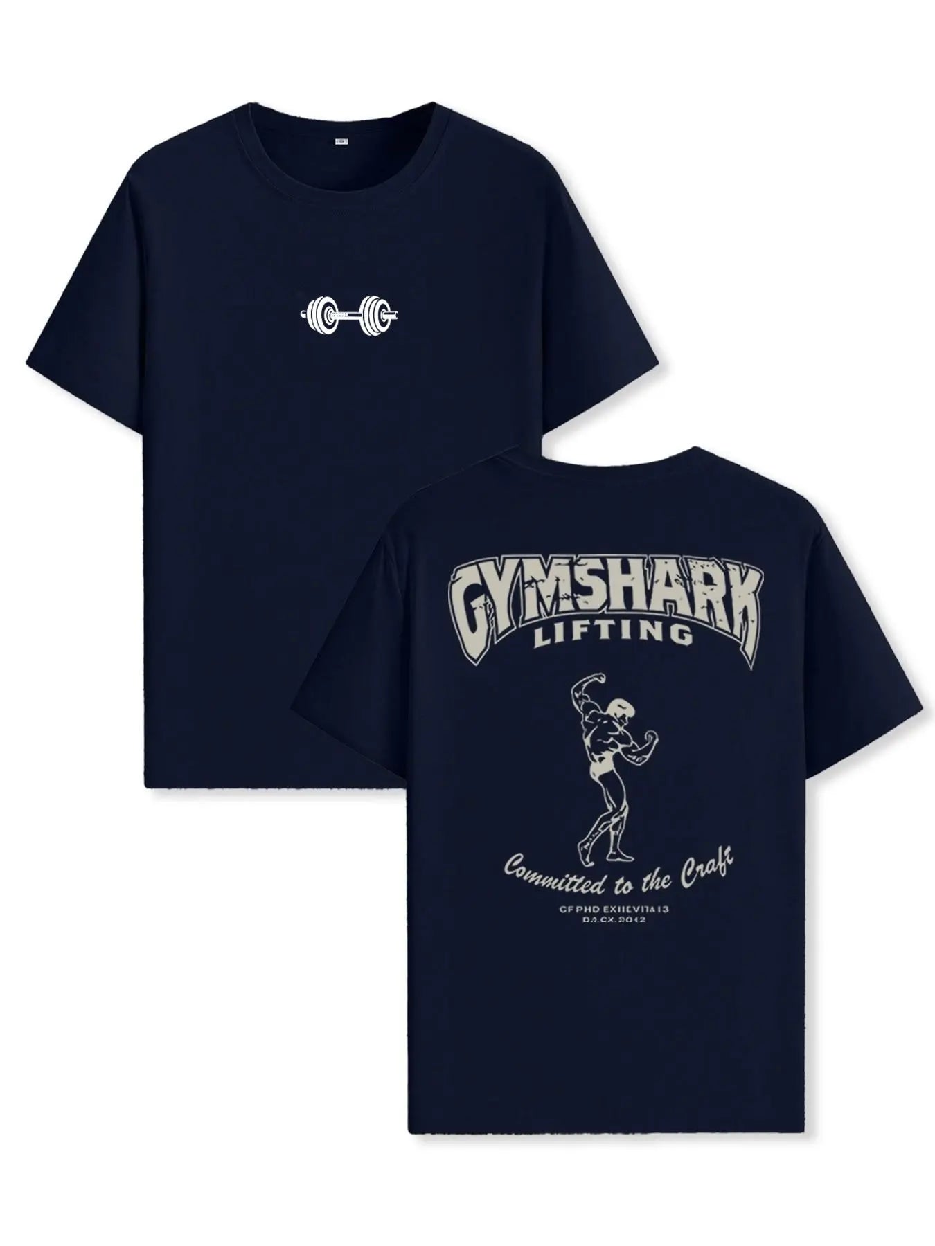 Men'S Fitted Heavyweight Gym Workout Tee, Vintage Hip Hop Style Top for Summer, Perfect for Fitness Enthusiasts