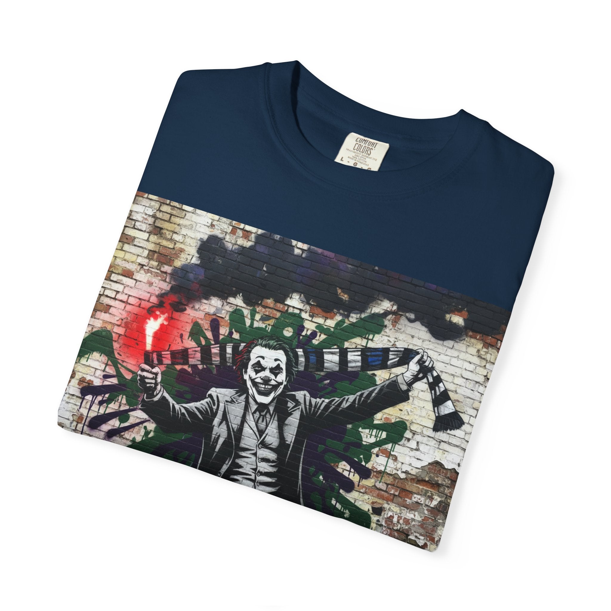 Urban Graffiti Joker Graphic T-Shirt