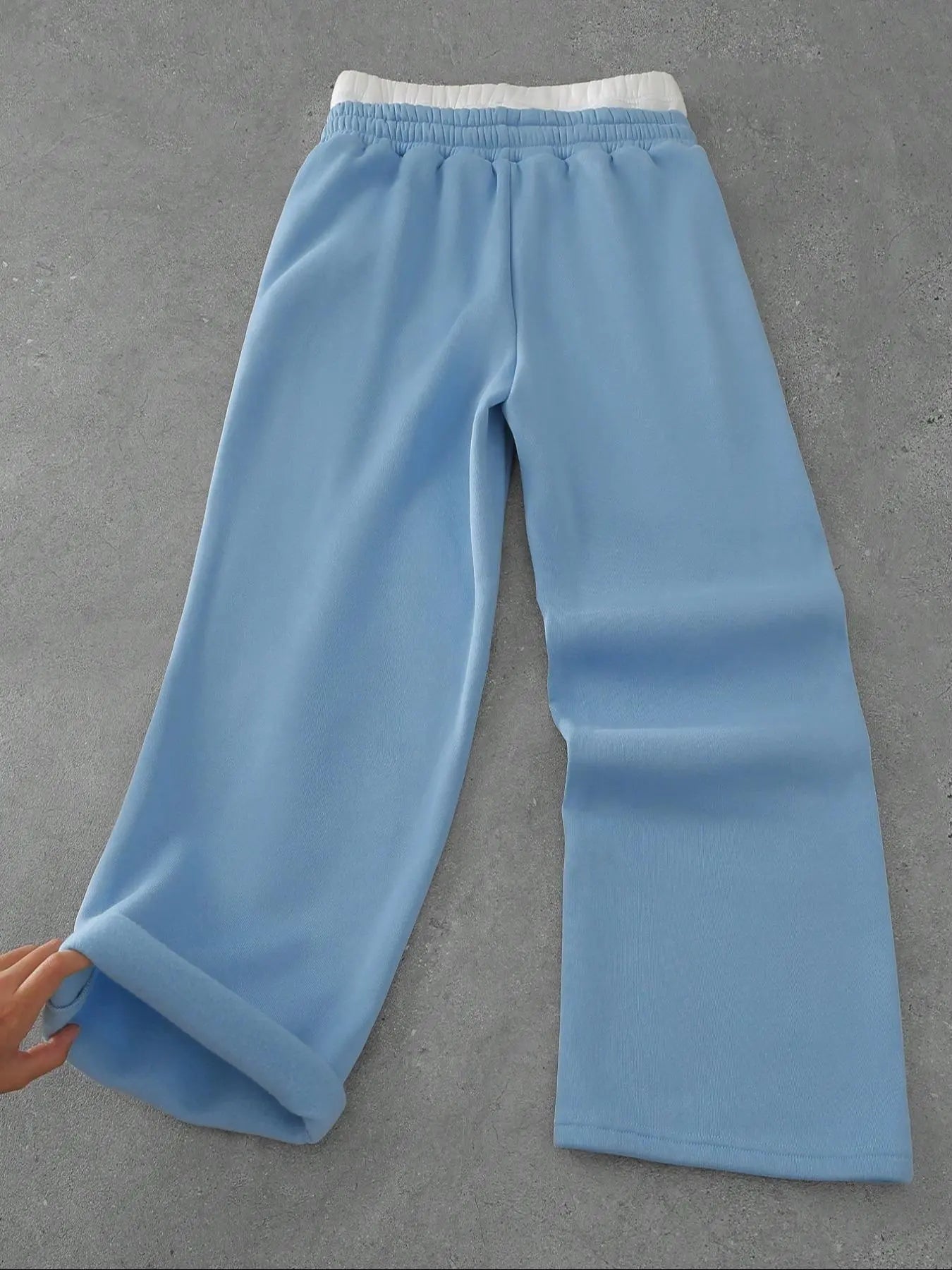 Men'S Solid Color Drawstring Waist Sweatpants, Loose Casual Comfy Pants for Daily Wear, Woven Bottoms, Casual Beach Pants