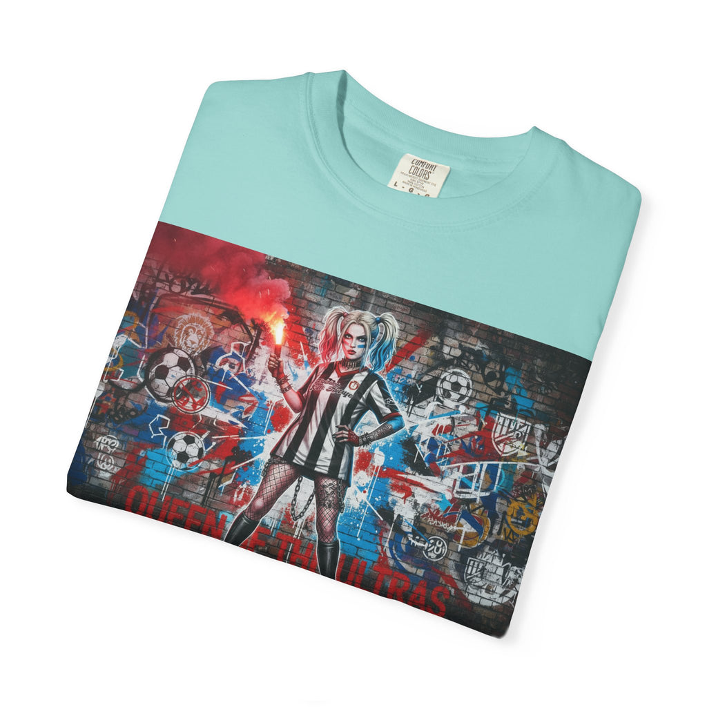 Soccer Ultras Graffiti T-Shirt — 'Queens of the Ultras' Fan Tee