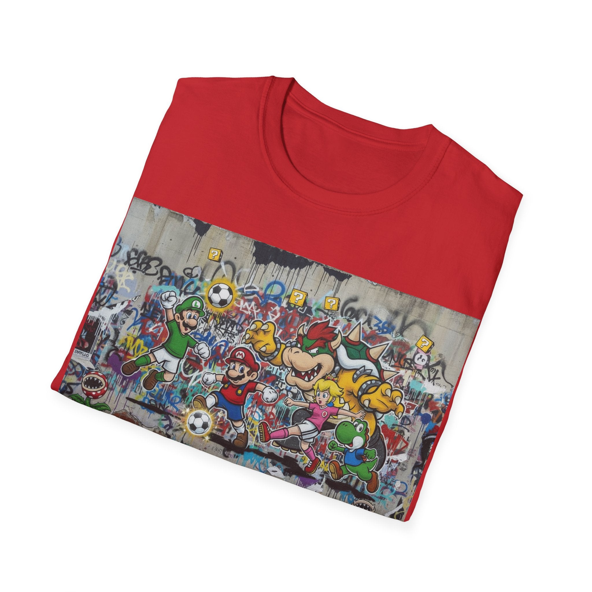Soccer Mushroom Kingdom Collage T-Shirt