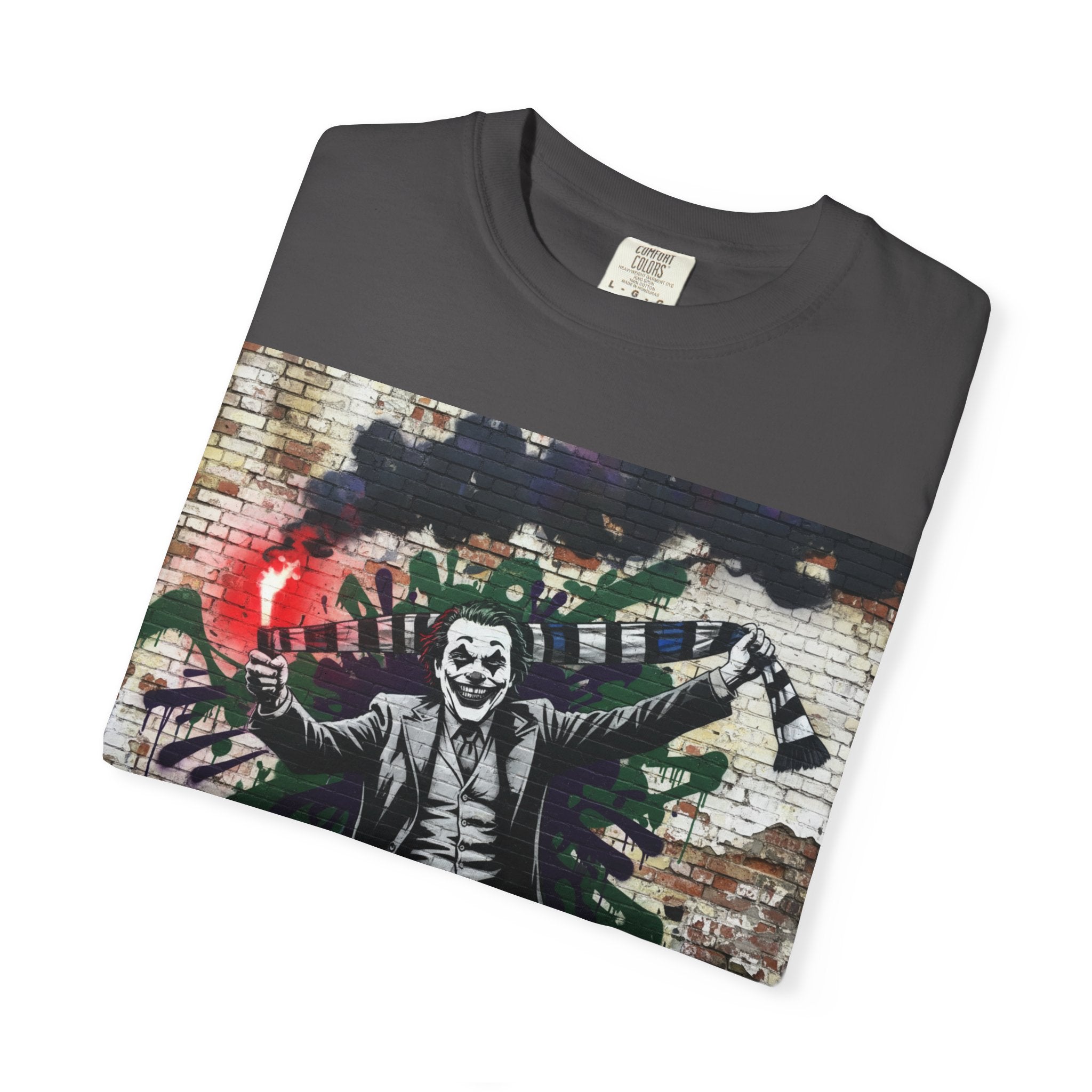 Urban Graffiti Joker Graphic T-Shirt