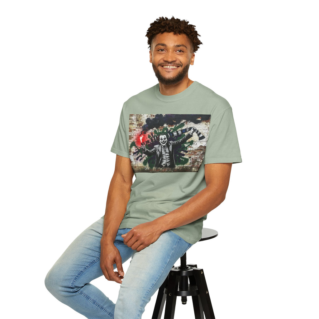 Urban Graffiti Joker Graphic T-Shirt