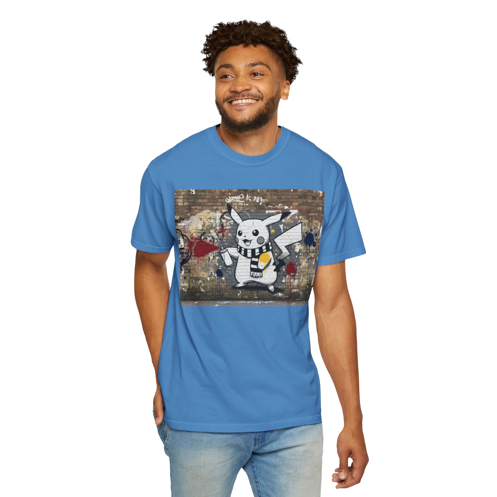 Graffiti Pika T‑Shirt — Urban Street Art Tee