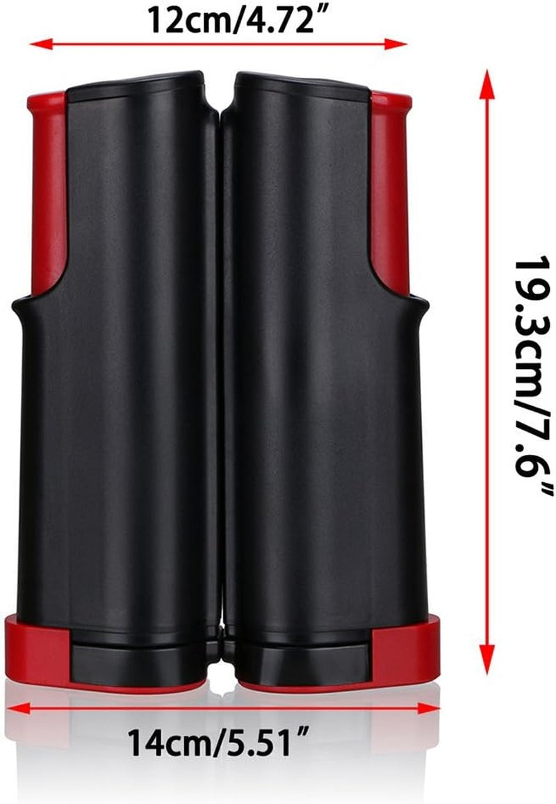 Retractable Table Tennis Net Replacement, Ping Pong Net and Post with PVC Storage Bag, 6 Feet(1.8M, Fits Tables up to 2.0 Inch 5.0 Cm